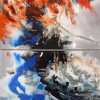 pose2_diptychon_160x120cm_acryl_mixedmedia_canvas_2011